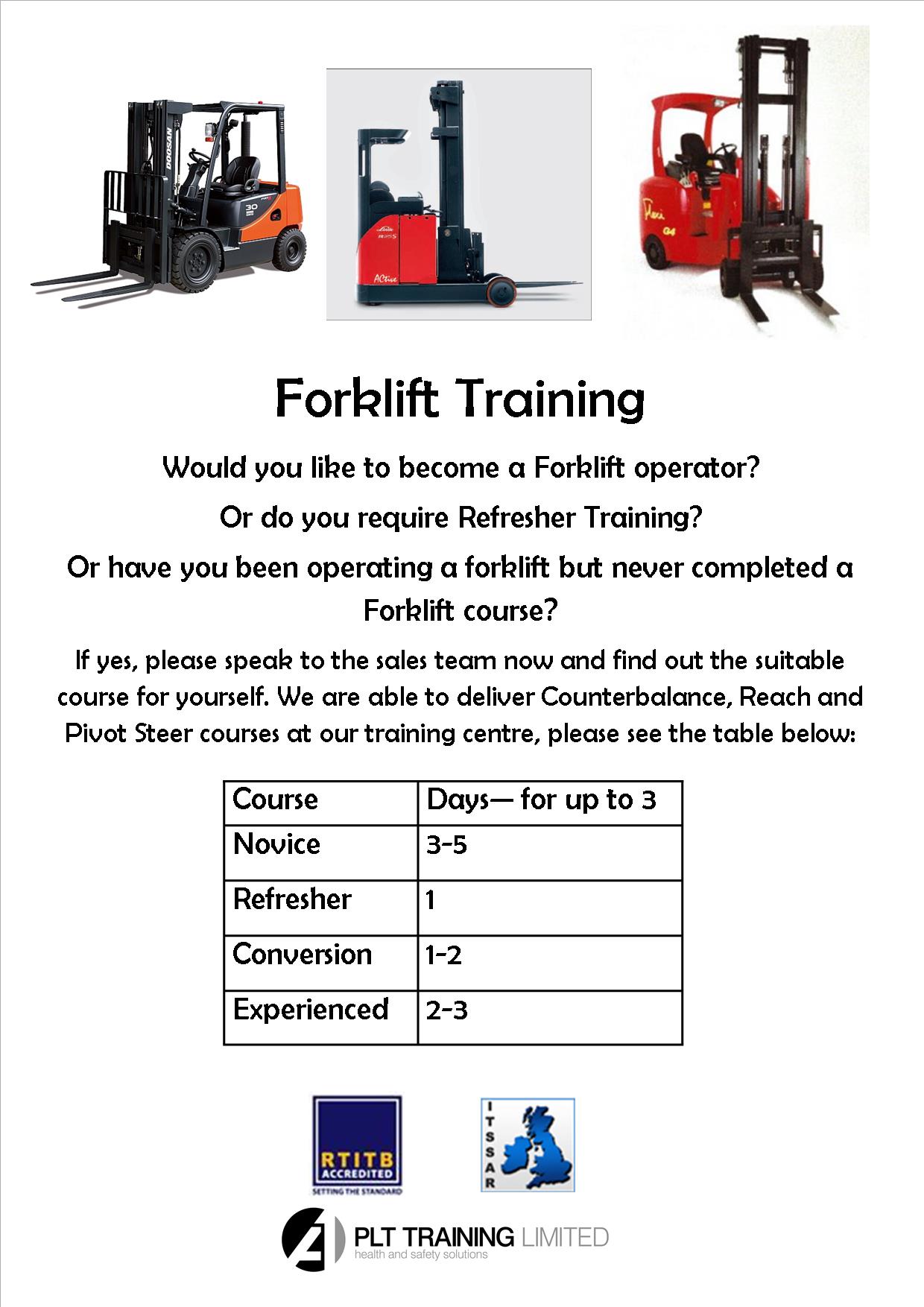 Plt Training Pa Twitter In Our Training Centre We Are Able To Deliver Training On Counterbalance Reach And Pivot Steer Lift Trucks If You Are Interested In Any Of The Trucks Above
