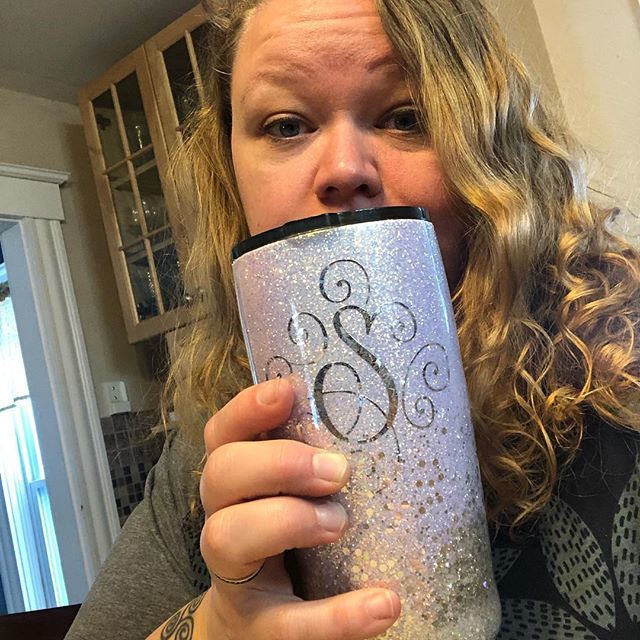 When you’re completely and utterly spent and still have a billion things to do...but your new tumbler is AMAZING!!! Glitters from @girlbossglitter  #shdesigns #handmade #20oztumbler #glitter bit.ly/2FYoyXu