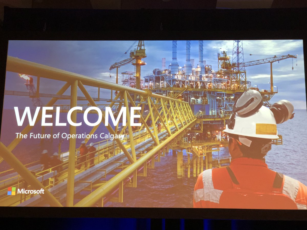 pdaouster's tweet image. Attending the Microsoft Future of Operations in Calgary today. Learning about the technology landscape #microsoft #futureofoperations