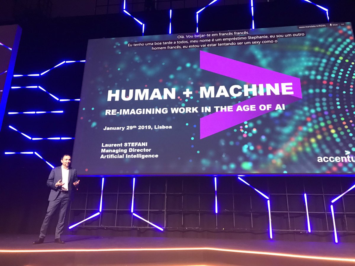 Laurent Stefani, Managing Director da Accenture Technology na área de Cognitive Services, aborda os desafios e oportunidades da #IA.
#BuildingTheFuture