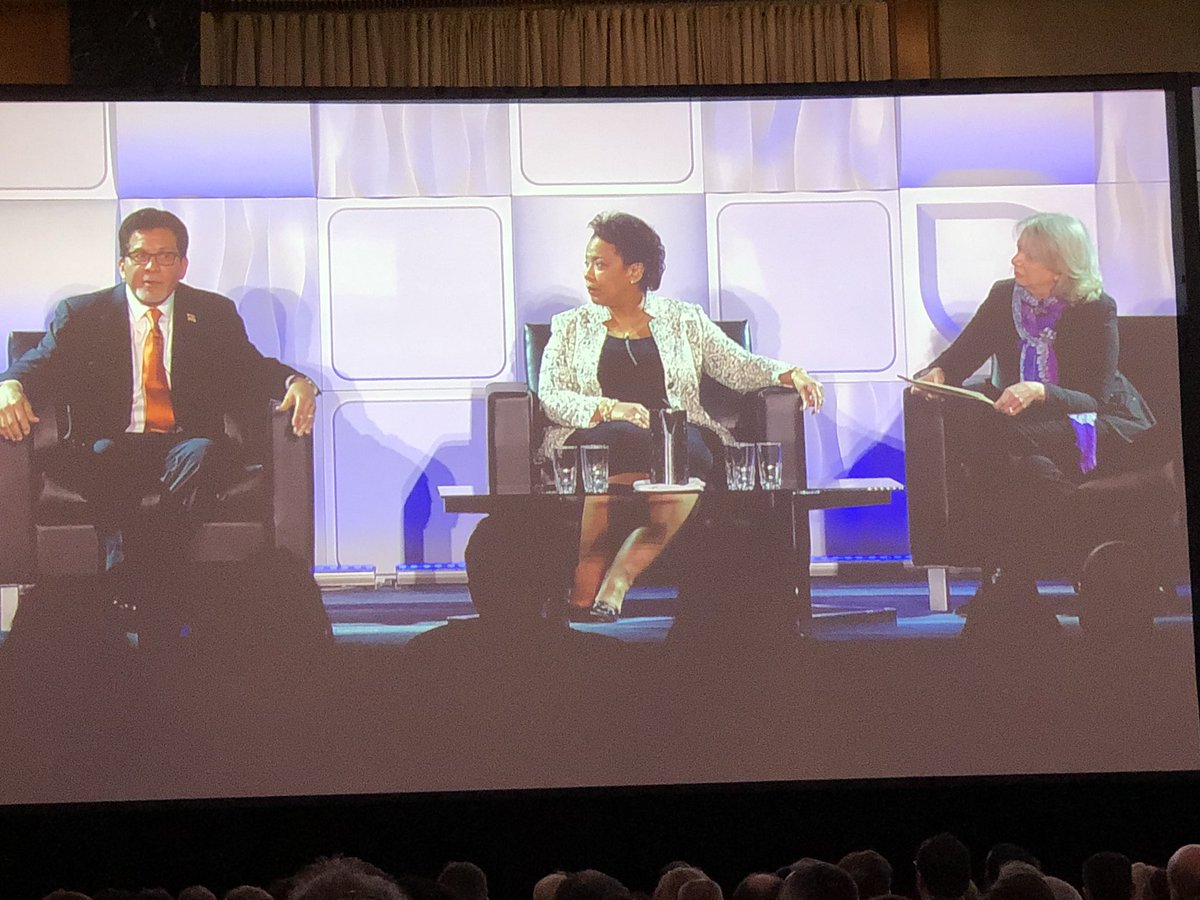 Interesting to hear the viewpoints of <a href="/AGLynch/">AG 83 Loretta Lynch</a> and <a href="/argonzales/">Alberto R. Gonzales</a> at the start of <a href="/LegalweekShow/">Legalweek Show</a>