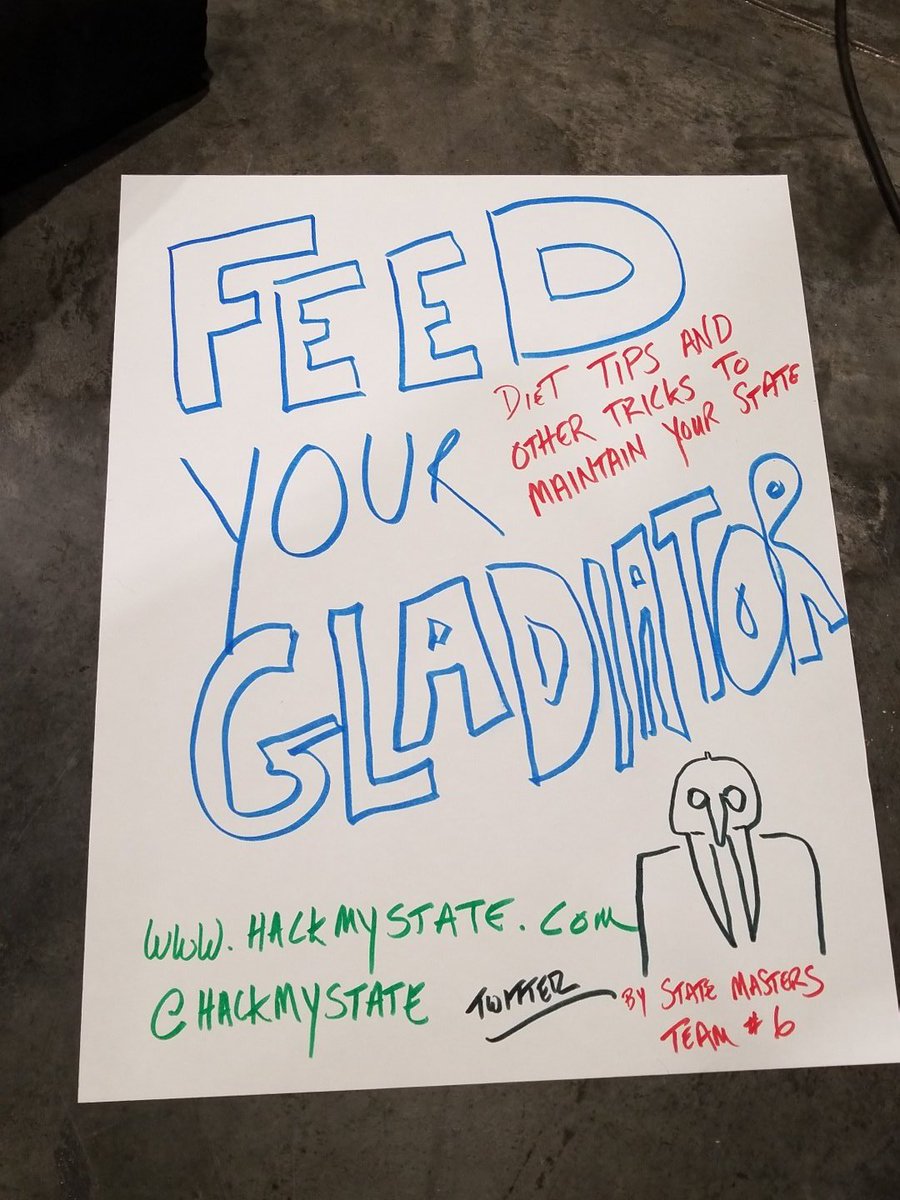 hackmystate's tweet image. Feed your gladiator! Know what to eat to achieve and maintain your peak state! #hackmystate #gladiatorstate #statemasters