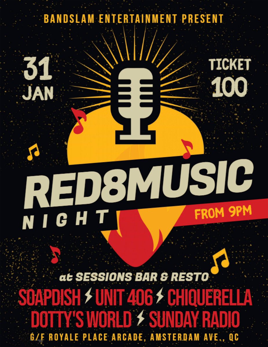 TeejayKeyz's tweet photo. This thursday after our set sa 2monkeys ay lilipad naman kami sa sessions bar for only 100php! OPM at its finest! Tara na! :) #unit406 https://t.co/Et9INxZbjX
