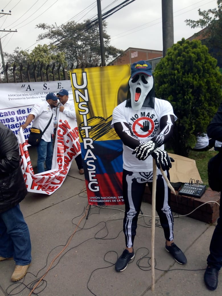 Desde Bogotá y montería sinproseg Sincelejo en la lucha de causa.