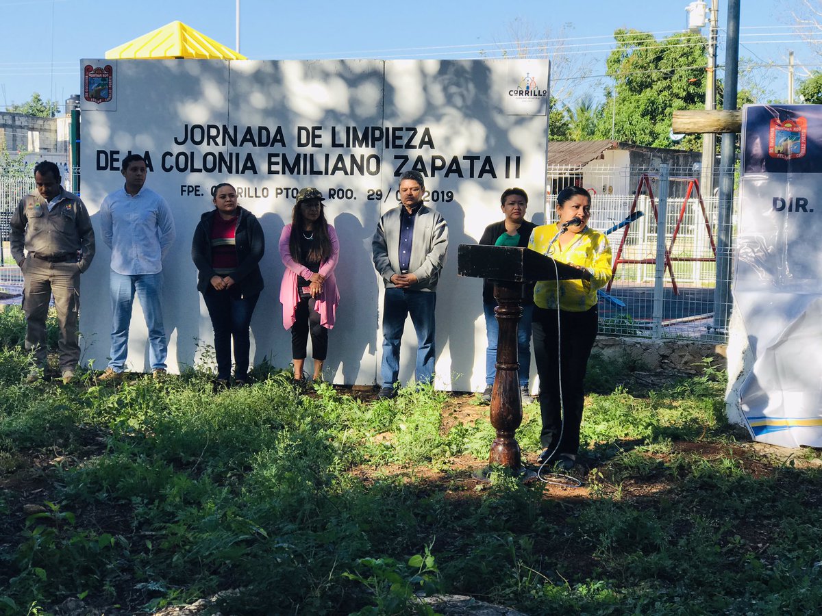 Dio inicio la Jornada de Limpieza de la Col. Emiliano Zapata II con el objetivo de evitar la propagación de mosquitos y mantener limpias las áreas en beneficio de la comunidad. Nos sumamos a estas jornada 🤝 <a href="/DiegoRBricenoD/">Diego Ramón Briceño-Dominguez</a> <a href="/EsquivelChacmex/">JOSE ESQUIVEL VARGAS</a>  @MaryCarmen_svye