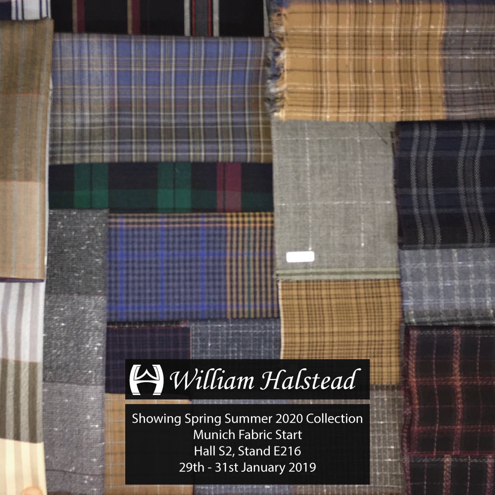 W_Halstead1875's tweet photo. Our new Spring Summer 2020 collection is now at @munichfabricstart 29th-31st Jan.
To book an appointment call: +44 (0)1274 645900 or email sales@williamhalstead.co.uk
#williamhalstead1875 #newseason #munichfabricstart #mfs2019 #munich #munique #germany #internationaltradefair https://t.co/6VO8CplpH0