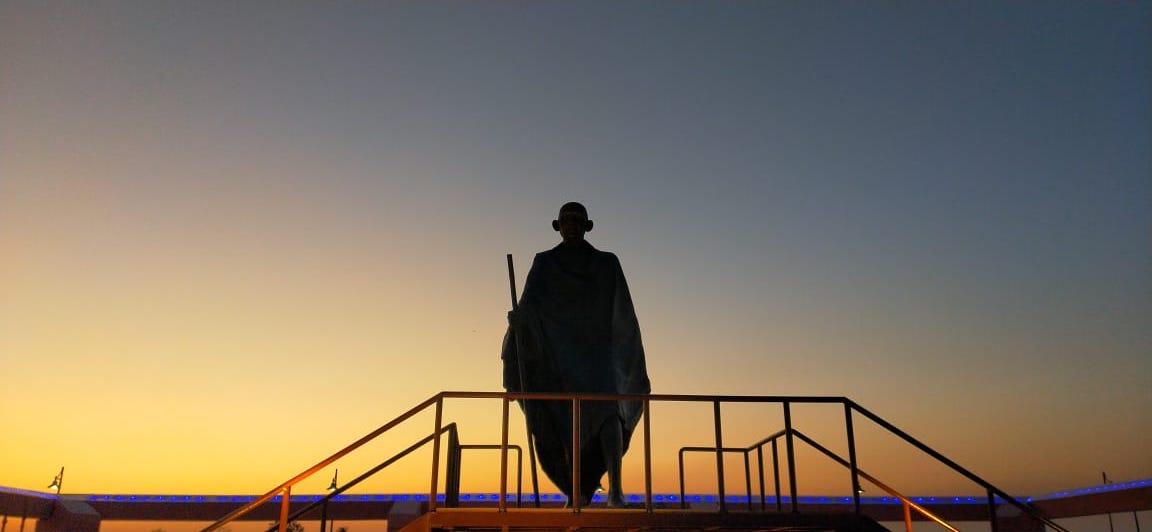 narendramodi's tweet photo. Tomorrow, on Bapu’s Punya Tithi, I will be in Dandi, the place from where Bapu challenged the might of colonialism.

In Dandi, the National Salt Satyagraha Memorial will be dedicated to the nation. This is a tribute to Satyagrahis led by Gandhi Ji, who worked for India’s freedom. https://t.co/bJ5YgHZlr5