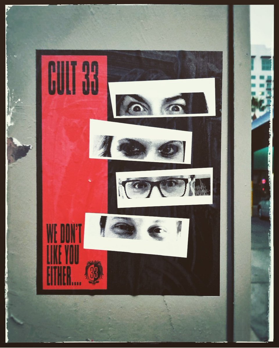 33Cult's tweet photo. Just in case you were wondering?...

#cult33 #cultthirtythree #youkilledmefirst #ykmf #theresheis #theresheisart #dan45 #xdan45x #snipt #sniptart #themisfits #3hitsfromhell #lasvegas #streetart https://t.co/60HqR3E3Em