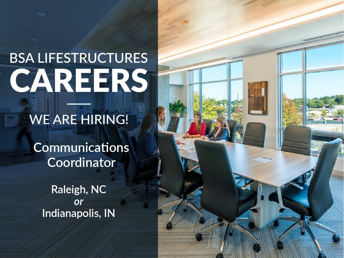 BSAbydesign's tweet photo. We have an opportunity for an individual that is passionate about communications, is ready to make an impact, and wants to be an employee owner!
#Communications #BSALifeStructures
https://t.co/KStFFt19EQ https://t.co/Vf1WEskmpG