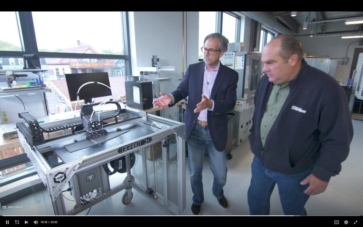 re3Dprinting's tweet image. Check it out! #Gigabot on Episode 10 of this season of @ThisOldHouse! Tune in on minute 16:30 to watch Gigabot in action working toward #sustainable energy solutions at @IYRSedu =) buff.ly/2UbIsl7 #3dprinting