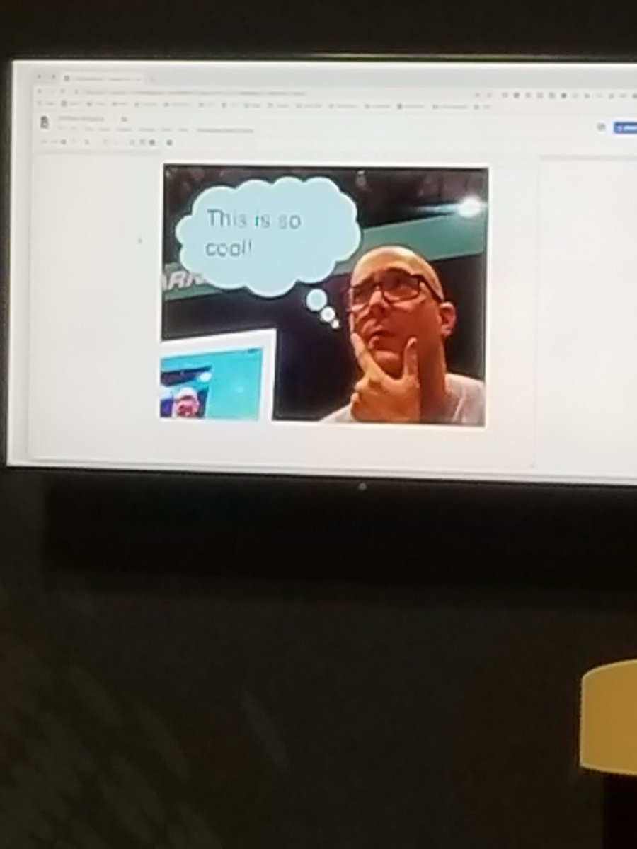 UDLMichelle's tweet photo. Showing our students that technology is more than entertainment #GoogleDraw #UDL #FETC #ExpertLearners #ComicStripsForVisualLearning #StudentsReflect @DitchThatTxtbk https://t.co/c6HlK2DkLS