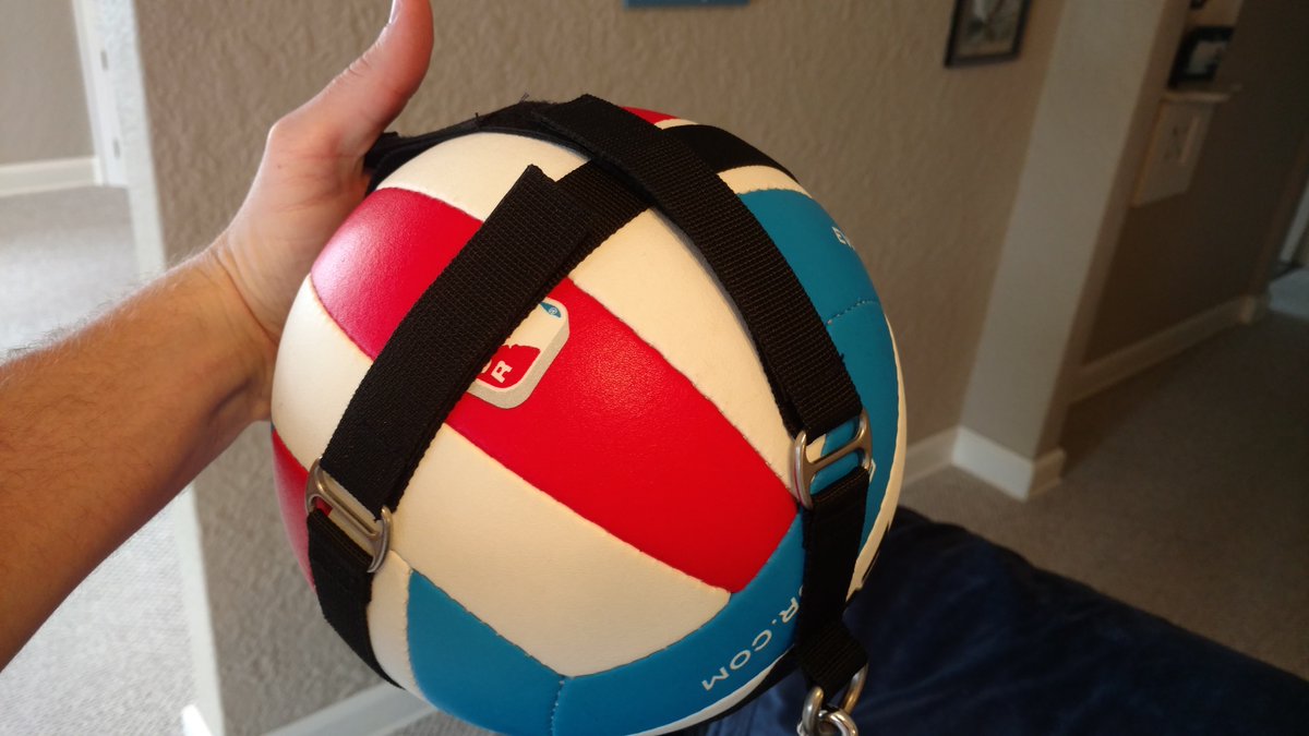 VolliBands's tweet photo. What can't you do with our @VolliBands system? You can set, block, pass, and do proper arm care workouts. Keep your hands on a volleyball, with added resistance tension, in the convenience of your gym, home, or even hotel room. https://t.co/MYKgHEAops