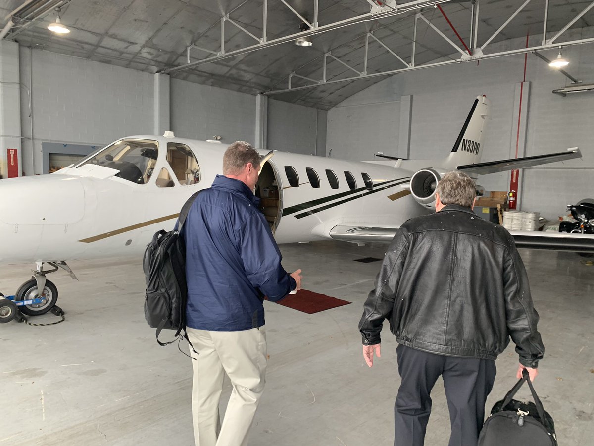 ETSUFootball's tweet photo. Coach Sanders is ready for his recruiting trip #wheelsup #BoardTheSh19 https://t.co/Jq6WvKb4a4