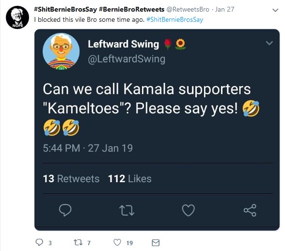 julynewmoon's tweet image. LOL, says they blocked her @LeftwardSwing some time ago.
Joined January 2019. 
Thanks for the #QualityFind