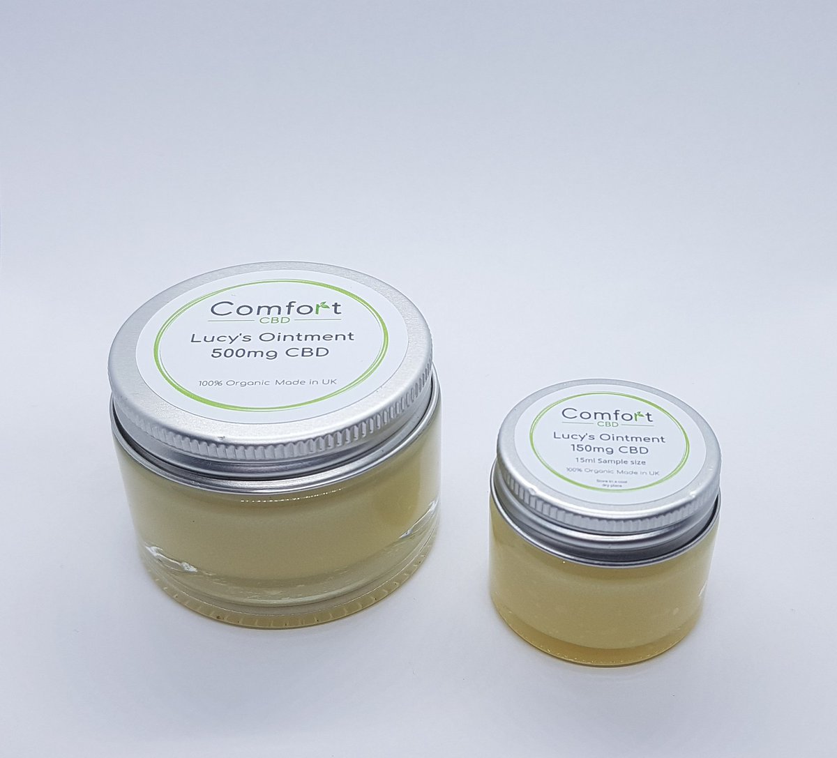 CbdComfort's tweet photo. Lucy's CBD Ointment was originally made for a family member so to ensure quality we only use the very  best Raw, Unrefined and Organic ingredients.

Coconut Oil 🥥
"Grade A" Shea Butter 🌴
Cocoa Butter 🍫
Beeswax 🐝
Apricot Kernel Oil 🍑
Lavender oil 💐
500 mg CBD extract 🌱 https://t.co/r6TWBRXLRM