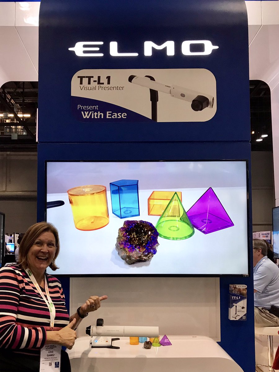 kgamez84's tweet photo. #ELMOFETC19 Love the Elmo products. Would love to win a TT-L1 doc camera for my classroom. @ELMO_USA https://t.co/cku9JFb47e