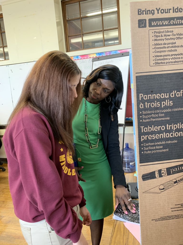 TeamTimilty's tweet photo. Another successful science fair at the Timilty Middle School! 

Big shout out to all the families, MGH staff and teachers who supported our Timilty scientists! #TimToTheTop https://t.co/5sFkhzw9sm