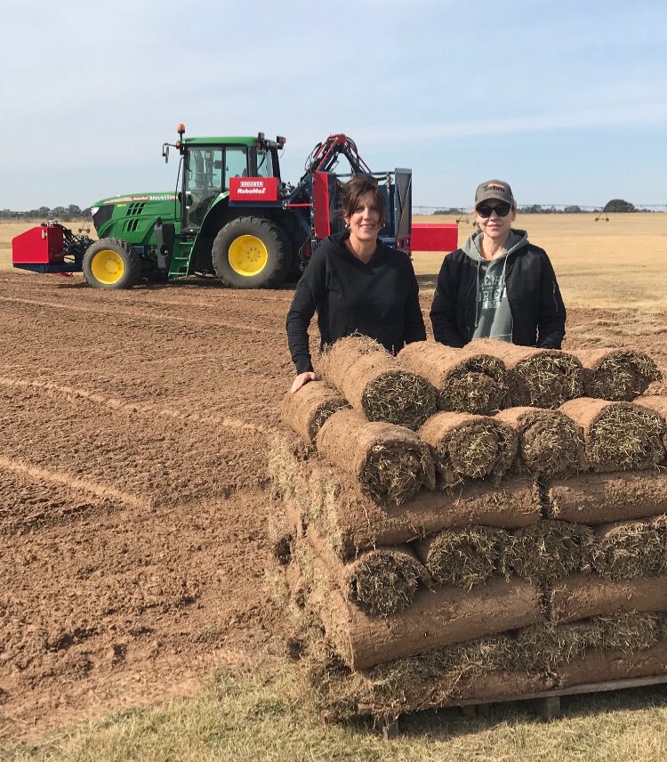 LegacyTurfgrass's tweet image. A little cold weather won’t stop us from harvesting sod #familyowned #sodsisters #texasturfgrass