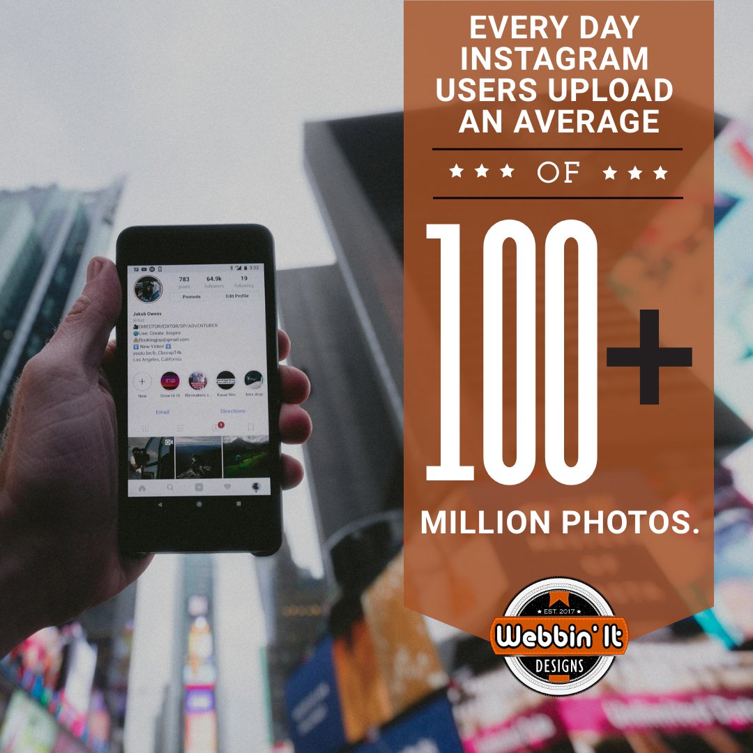 webbin_It's tweet photo. Every day Instagram users upload an average of 100 + million photos.
________
🌐 https://t.co/cAWDE4Iq5j
📧 info@webbinit.com
📞 719.602.0654
#webbinit #webdesign #seo #socialmedia #marketing #Business #strategy #followers #Websitemanagement #b2bmarketing #startup https://t.co/zYBKYDrBD2