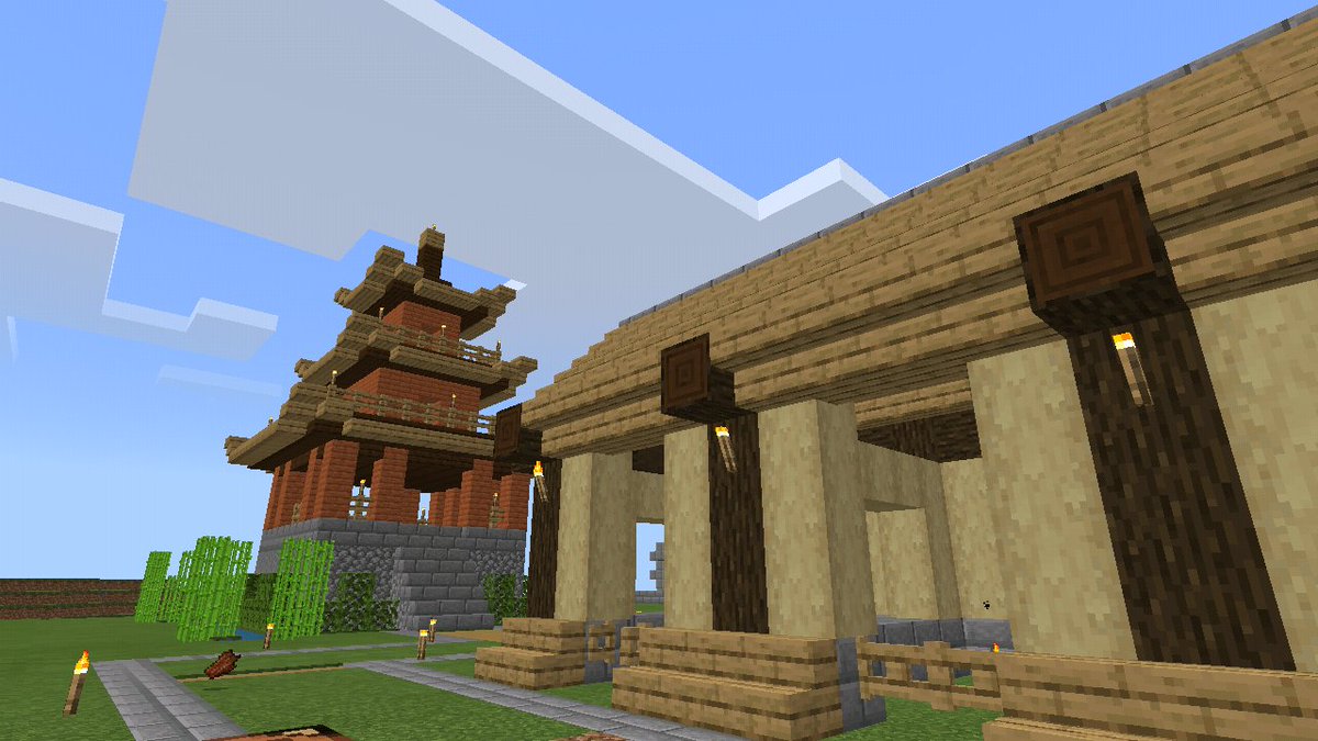 ColoTube_'s tweet photo. Y así empieza la mañana en #ColoTubeS gracias a @lokkote1080 por el templo chino,la fuente y la zona de encantamientos, empieza la construcción de el establo y el molino 

¿Quieres entrar? ¡Contactanos por privado! https://t.co/6sXVZf0j5t