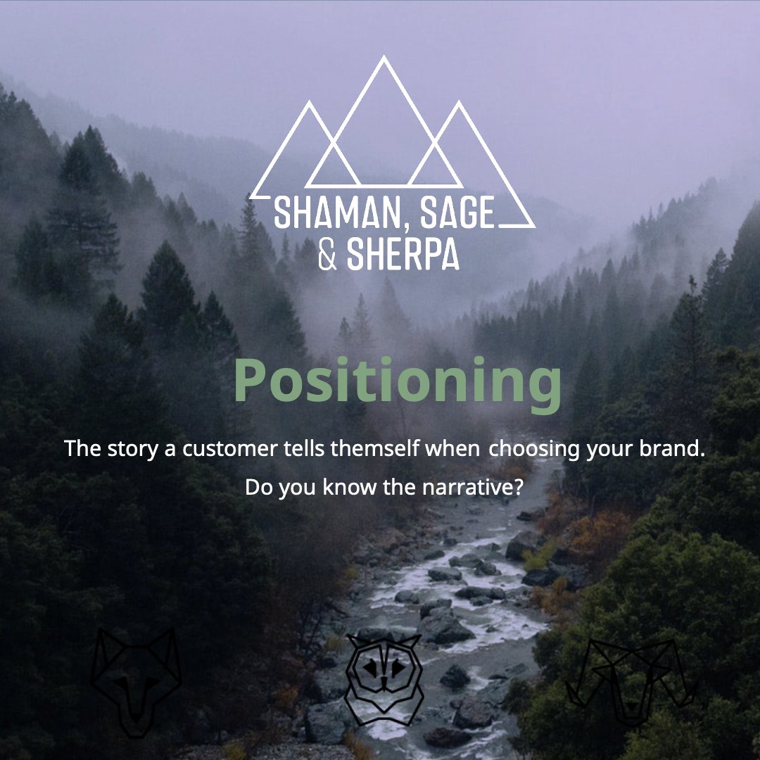 bradlav's tweet photo. How is your brand positioned in the customer's mind? Why do they choose it over other brands? Why do they recommend it to others? What's the story?

#marketingagency #shamansagesherpa#marketing #vancouver #branding#mindfulmarketing #strategy #planning#smallbusiness #marketingtips https://t.co/yYqjyhE2J2