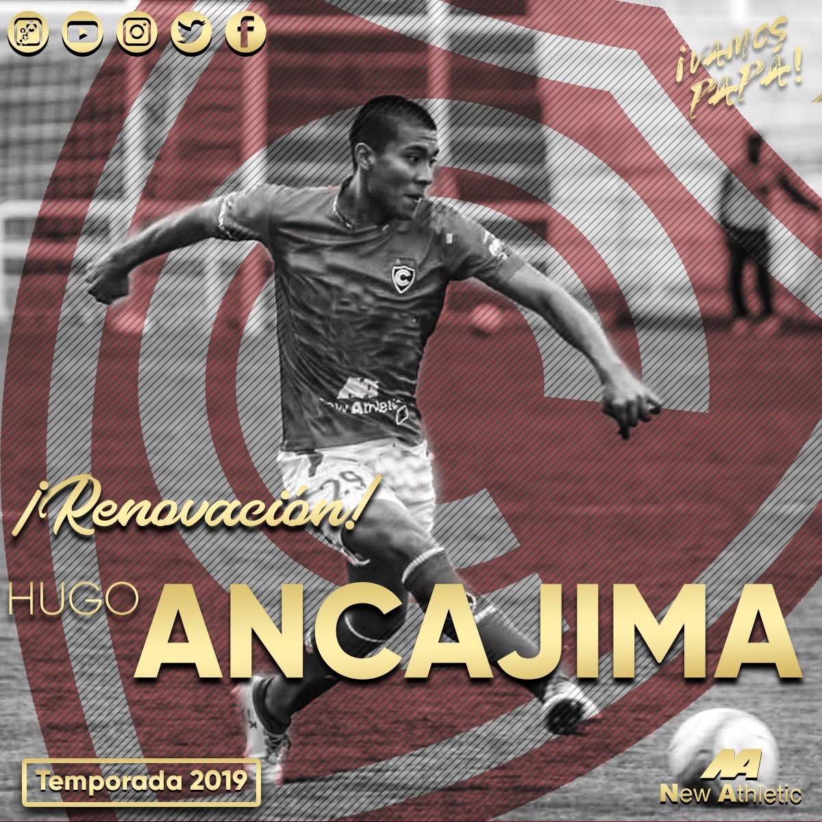 🔊 Ellos renovaron con el <a href="/Club_Cienciano/">Club Cienciano</a>, éxitos este 2019 guerreros 🔴🔴