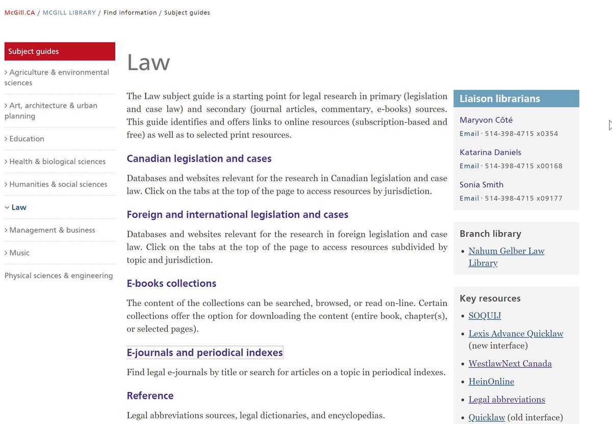 McGillLawLib's tweet photo. Trying to find the right #researchtool for your #search? Our #law #subjectguide will steer you in the right direction: https://t.co/tq5G6TYjRu  #tuesdaytip #legalresearch https://t.co/sEhZx0kDAP
