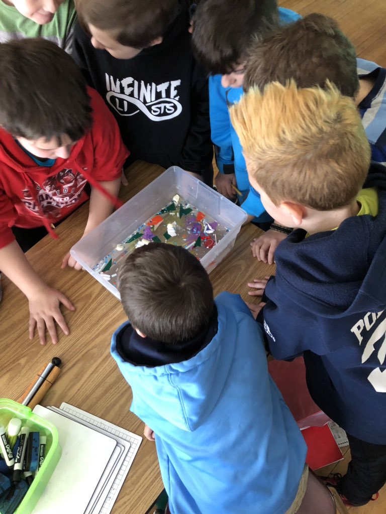 wermuth_betsy's tweet photo. 5th grade plastic pollution investigation using a Great Garbage Patch model. #oceancleanup #NMSStem #RAMSpride https://t.co/lP4a8jjaRJ