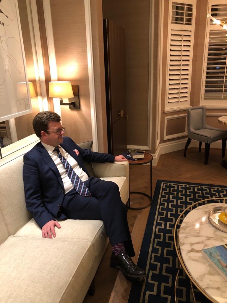 SloaneMedical's tweet photo. Drs Pao &amp; McIver at the launch of the beutiful new @belmond Cadogan Hotel. Thank you @AdamHandling for the restaurant tour. https://t.co/u7MFqFED1e