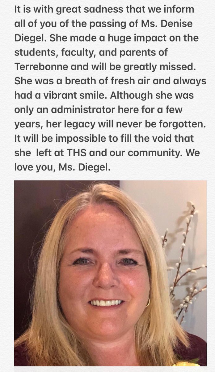Terrebonne Principal (@principal_ths1) on Twitter photo 