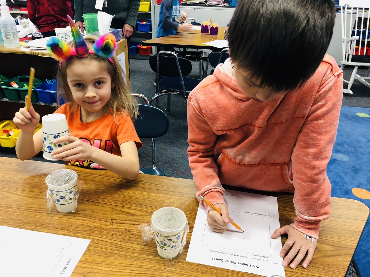 Making pepper 'dance'! Discovering how sound travels! <a href="/AHSD25Patton/">Patton Elementary</a>