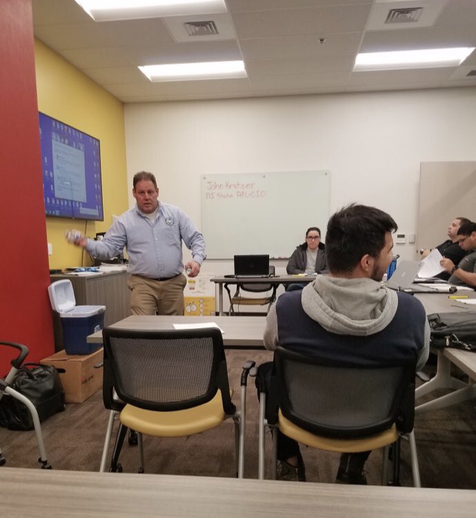 ufcwlocal152's tweet photo. With the help of the NJ #AFLCIO, #UFCWLocal152 conducted a workplace safety training at 2 of our facilities, Puratos and Barry Callebaut. At committee trainings, our goal is to help establish the safest environment possible at your workplace. 😊 #unionstrong #ufcw https://t.co/MHhBRohFam