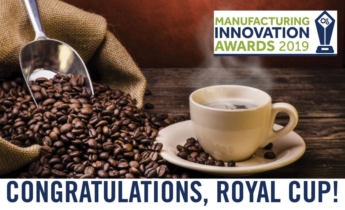 Congratulations to our client @RoyalCup on their Manufacturing Innovation of the Year award from @ProFoodWorld! Learn more about the award and the project here: bit.ly/2ScBUp2 #coffeeprocessing #coffeeindustry #beveragemanufacturing