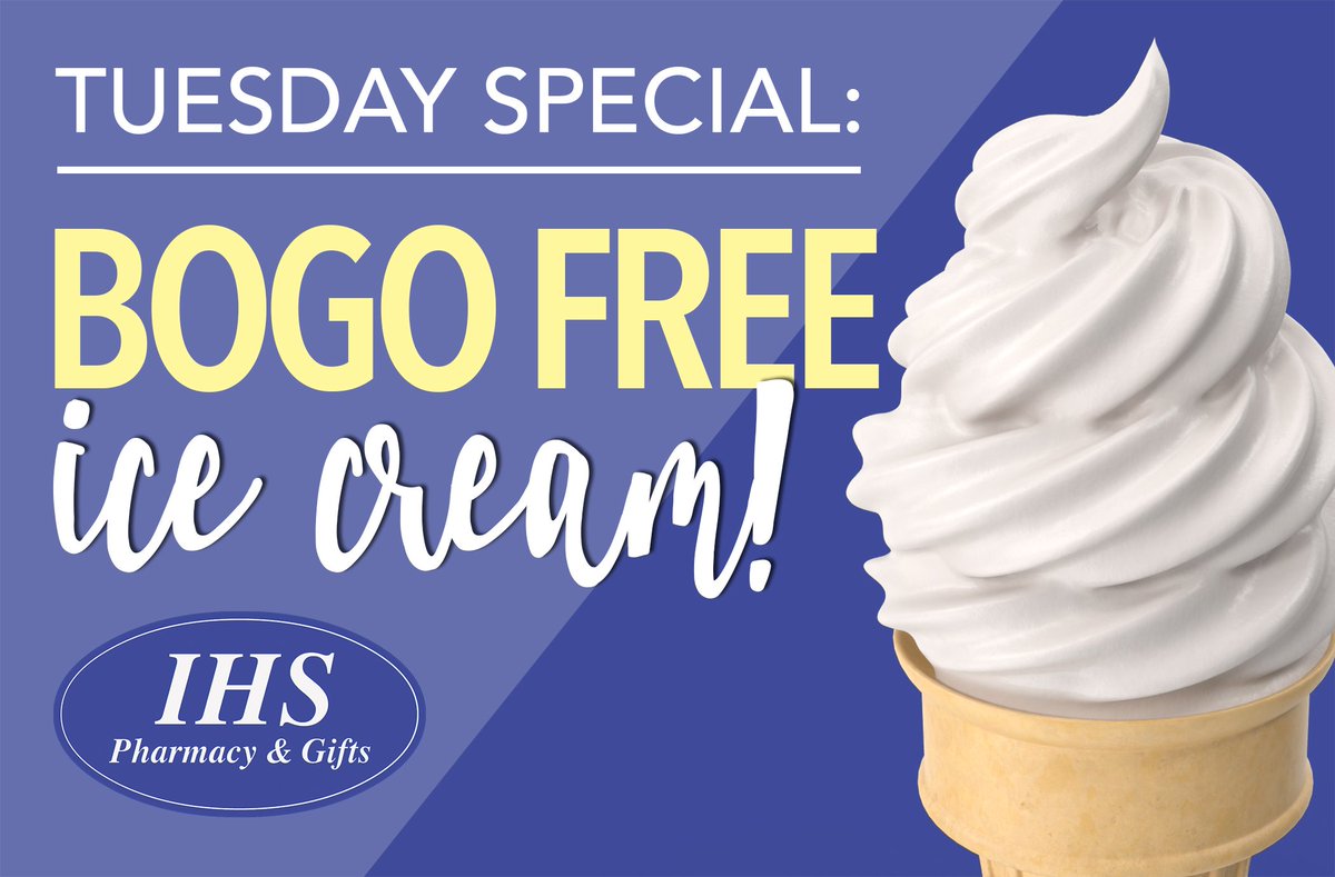 ugaice22's tweet photo. 🍦 🍦 😋 #afternoonspecial #ihspharmacygifts #sodafountain #sodafountainspecials https://t.co/rnwETF0VhL