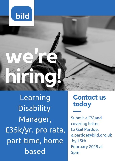 BILD_tweets's tweet photo. Are you committed to improving the quality of life and supporting human rights of people with learning disabilities? If yes, you may want to consider applying for the Learning Disability Manager role here at BILD. Find out more here https://t.co/v9ECKIqGiQ https://t.co/LFa4NX3Xre