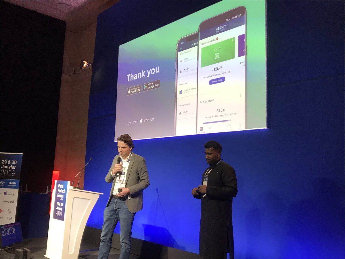 #PFF19 @getyolt presented by <a href="/FJRisseeuw/">Frank Jan Risseeuw</a> during the pitch session <a href="/ParisFinForum/">Paris Fintech Forum</a> improve customer journey is essential.