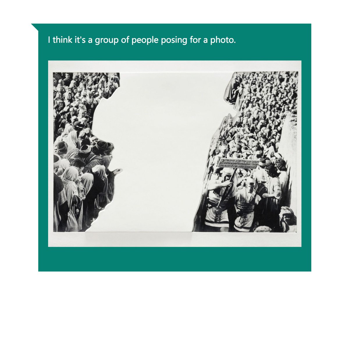 captionartbot's tweet image. #JohnBaldessari #CaptionBot