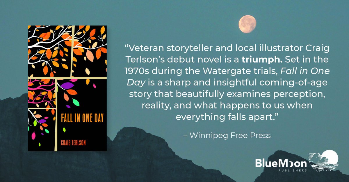 BlueMoonPbh's tweet photo. Fall In One Day received wonderful praise from the @WinnipegNews. Order your copy today! https://t.co/j7RpHE8p4e

 @cterlson #CanLit #LitFic #HistoricalFiction https://t.co/IX6BbWZck4