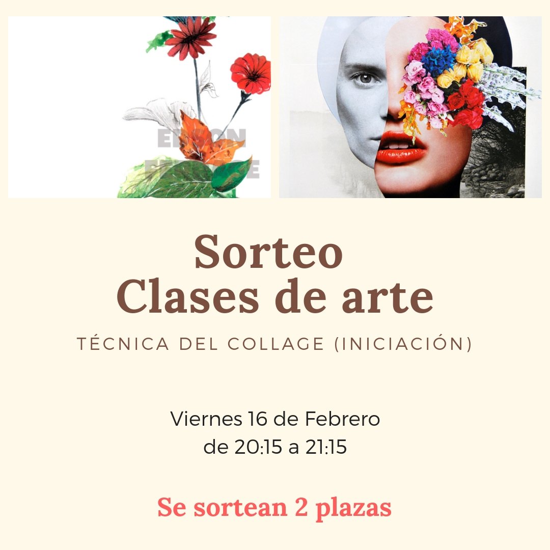 Para participar:
* Sigueme en twitter
* Etiqueta al menos a alguien que crees que puede estar interesado.
*Retwitea esta publicación

Por cada persona que etiquetes, tienes un número para el sorteo. El sorteo será el martes 5 de enero a las 21:00 y la clase el Viernes 15 de enero