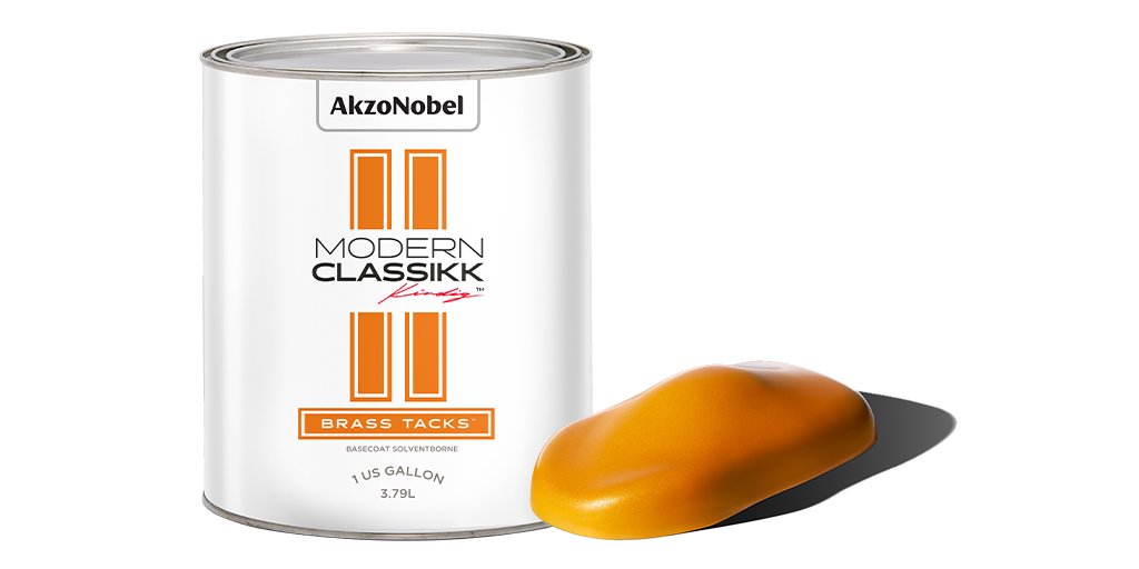 AkzoNobel_AACNA's tweet photo. For a beauty that is definitely putting in overtime with its bold take on deep liquid gold and a shot of #MetallicFlake, check out #BrassTacks at https://t.co/kNawean5EV.
#ModernClassikk #AkzoNobel https://t.co/E2L4XE353b