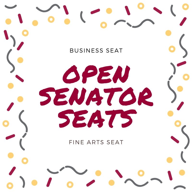 NSUStuGov's tweet photo. Attention Business and Fine Arts majors! Student Government Association is looking to fill the empty Business and Fine Arts senator seats. If you are interested, come to our next meeting! They are held in the Missouri River Room at 9pm every Tuesday! https://t.co/eBkqcXyh6W