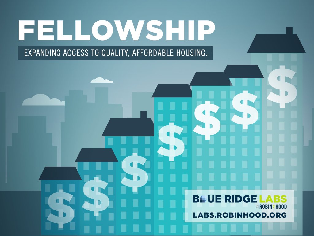 BlueRidgeLabs's tweet image. Want to get paid to build tech that solves real problems? Apps now open for @BlueRidgeLabs summer Fellowship (FT, 4 mo). 2019 focus: helping NYers find permanent housing &amp;amp; fight displacement. Apply by 3/1: labs.robinhood.org/fellowship/
