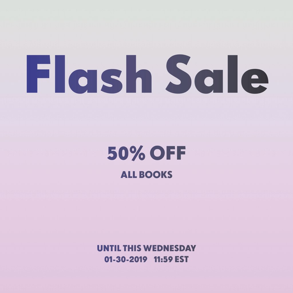 metatronpress's tweet image. 💜 You have until the end of the day tomorrow (Wednesday, January 30!) to take advantage of our 50% off FLASH SALE and help us make the move out of our studio much lighter! DM us for book matchmaking! 💜