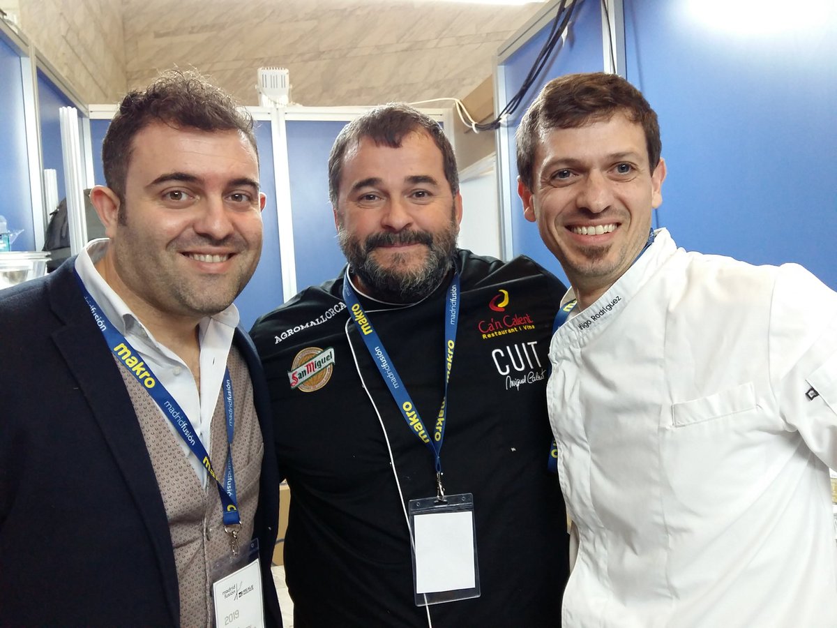 Avui som a <a href="/madridfusion/">madrid fusion</a> amb aquests cracks i <a href="/makroESP/">Makro España</a> Privilegis de currar amb i per a <a href="/ChefSins/">Chefs(in)</a>