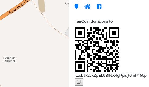 komunorg's tweet image. There are many improvements in Mapo this week. New map, translations, qr for donations at each point ... discover them! 

Hay muchas mejoras en Mapo esta semana. Nuevo mapa, traducciones, qr para donaciones en cada punto... ¡descúbrelas

 mapo.komun.org

#Faircoin