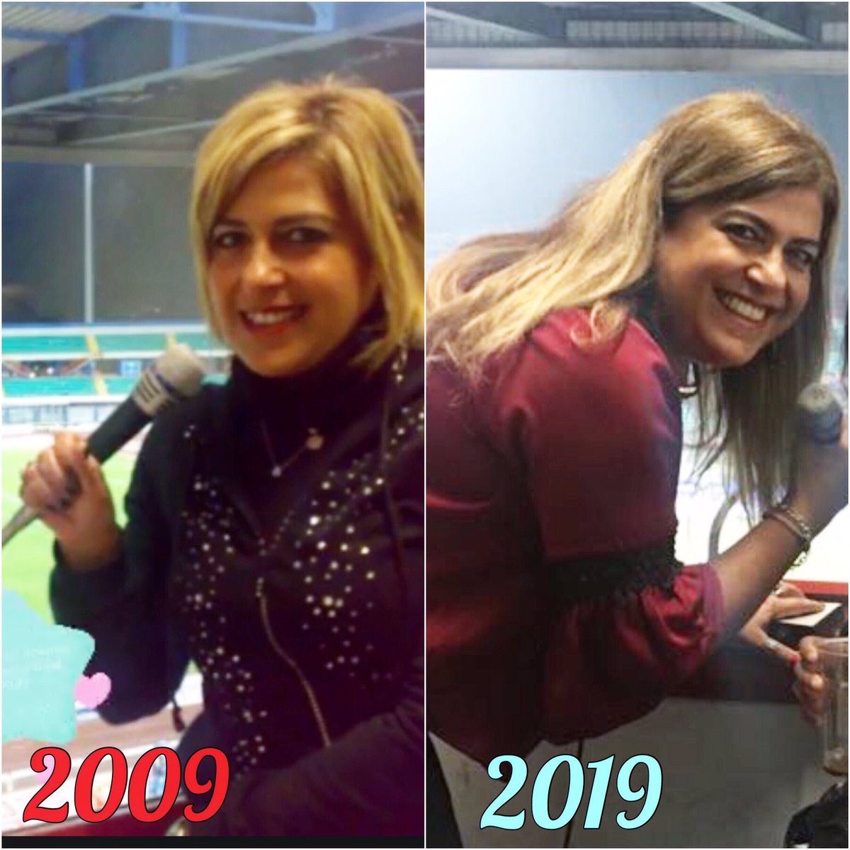 StefaniaSberna's tweet image. #10yearschallenege 🎤⚽️❤️💙