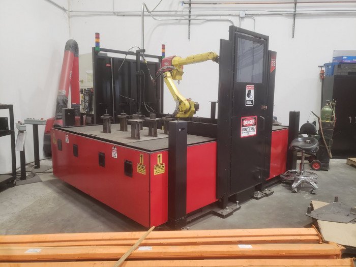 ট ইট র Graff Pinkert Usedmachines For Sale 12 Lincoln Electric Fanuc Robot Welding System Arc Mate 100ic With Fanuc System R 30ib Call 708 535 20 Info T Co Wjj7irbtfq Machining Cobot Weldingsystem Machines Machinist