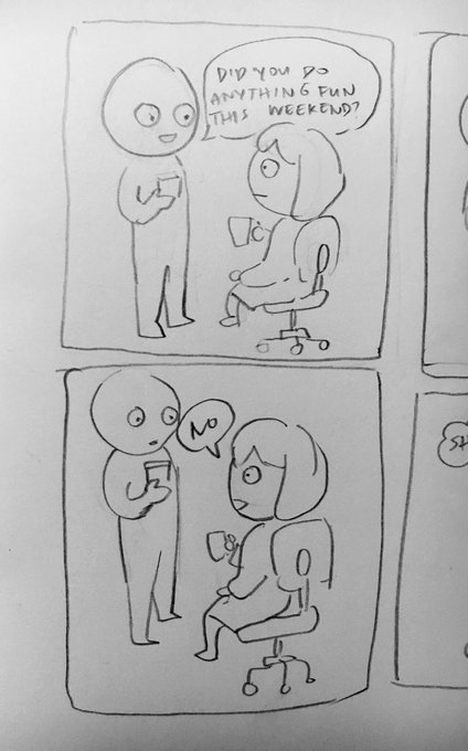 ...not a good conversationalist on monday mornings 