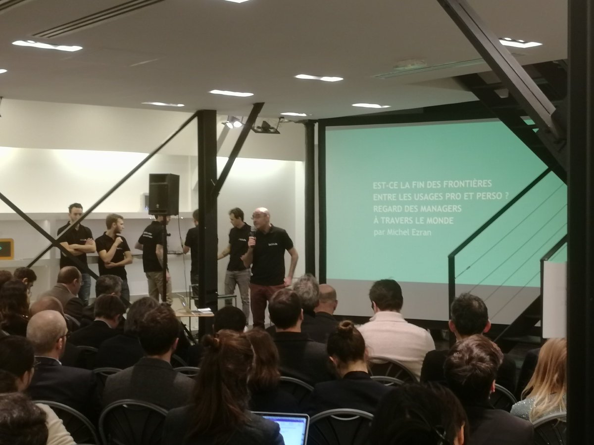 <a href="/MichelEzran/">Michel Ezran</a> est aux platines pour nous parler des usages digitaux pro vs perso ! #EtudeLecko