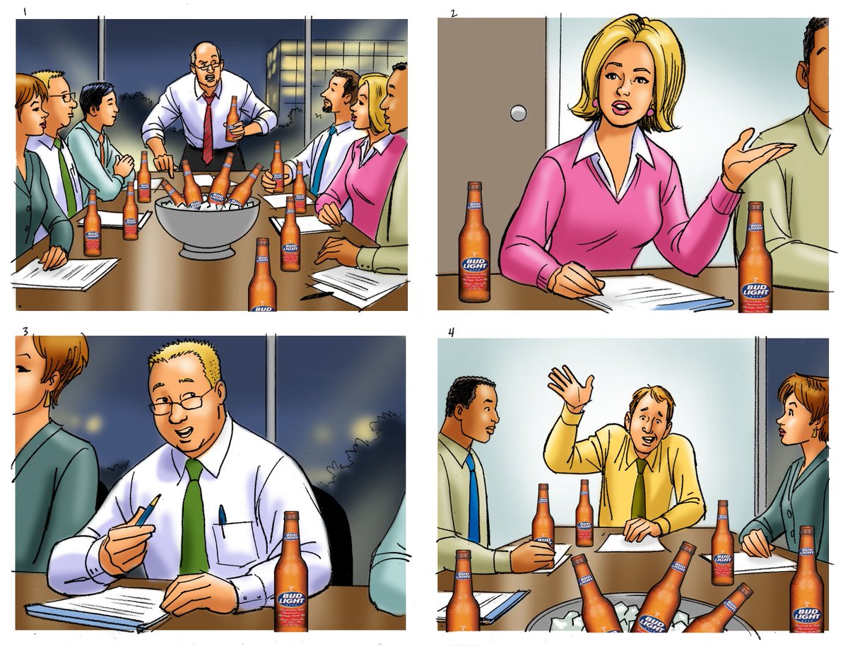 EdseyArt's tweet photo. Edseyart has been fortunate enough to create #illustrations for #superbowl #commercials. Here's  #budlight  #storyboards from #artist Mike Edsey for @DDB_Worldwide in #chicago https://t.co/OekhM8Ssdp